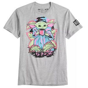 Men's Disney Neff The Mandalorian The Child Aka Baby Yoda Graphic Tee Shirt